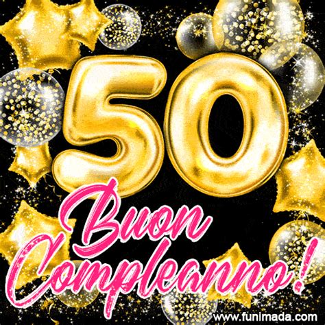 Buon 50 compleanno GIF